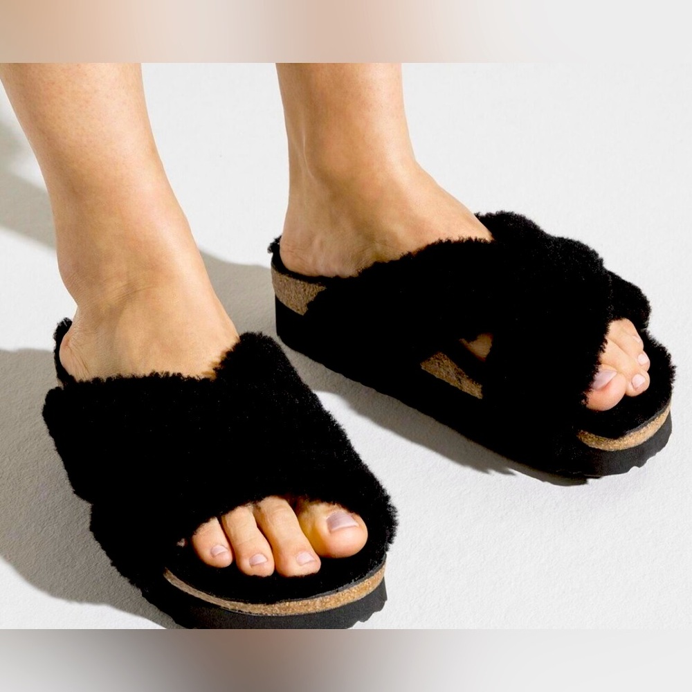 Birkenstock Papillon Shearling Sandals